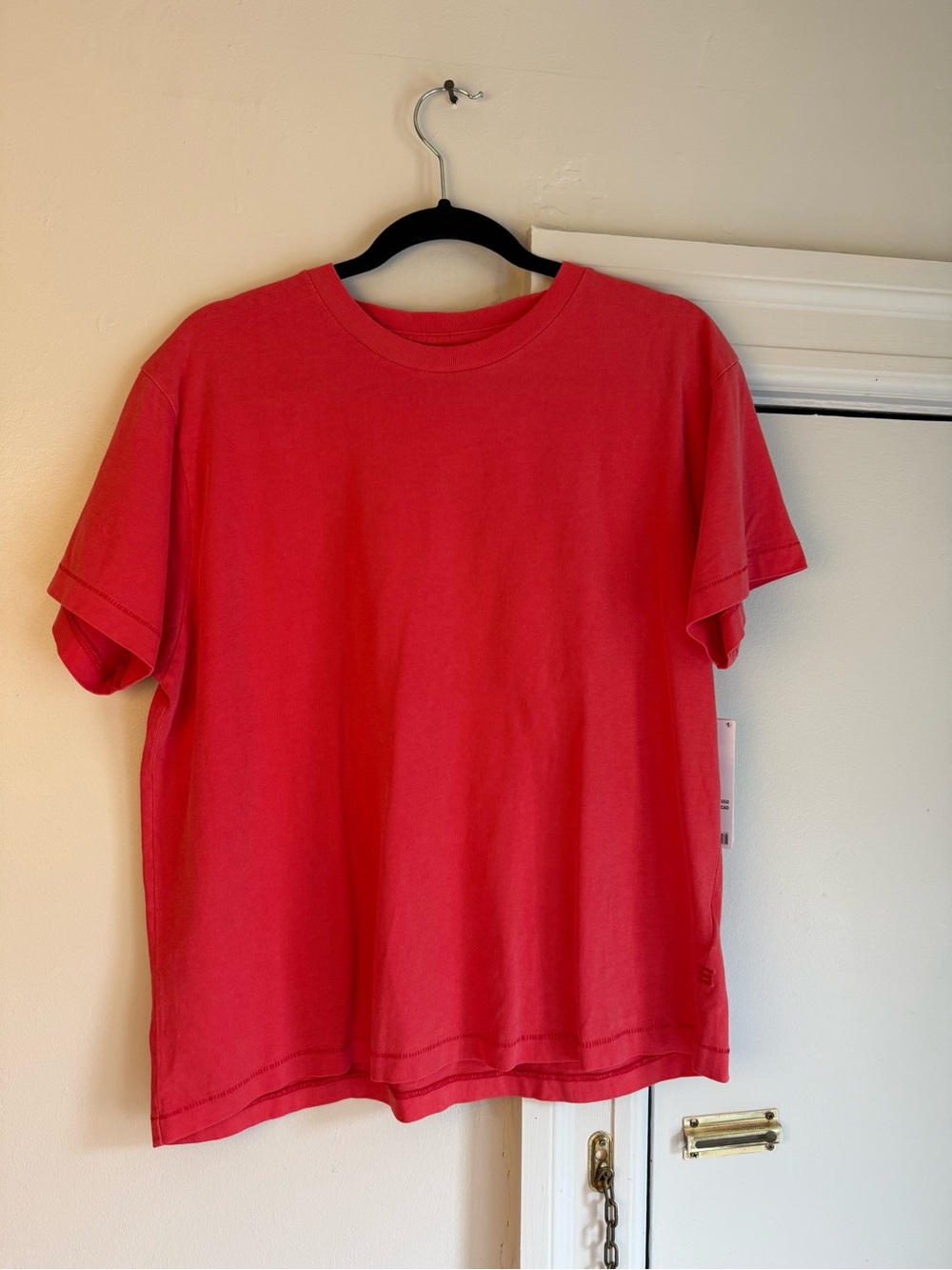 BDG Men's Red Short Sleeve Crewneck Tee